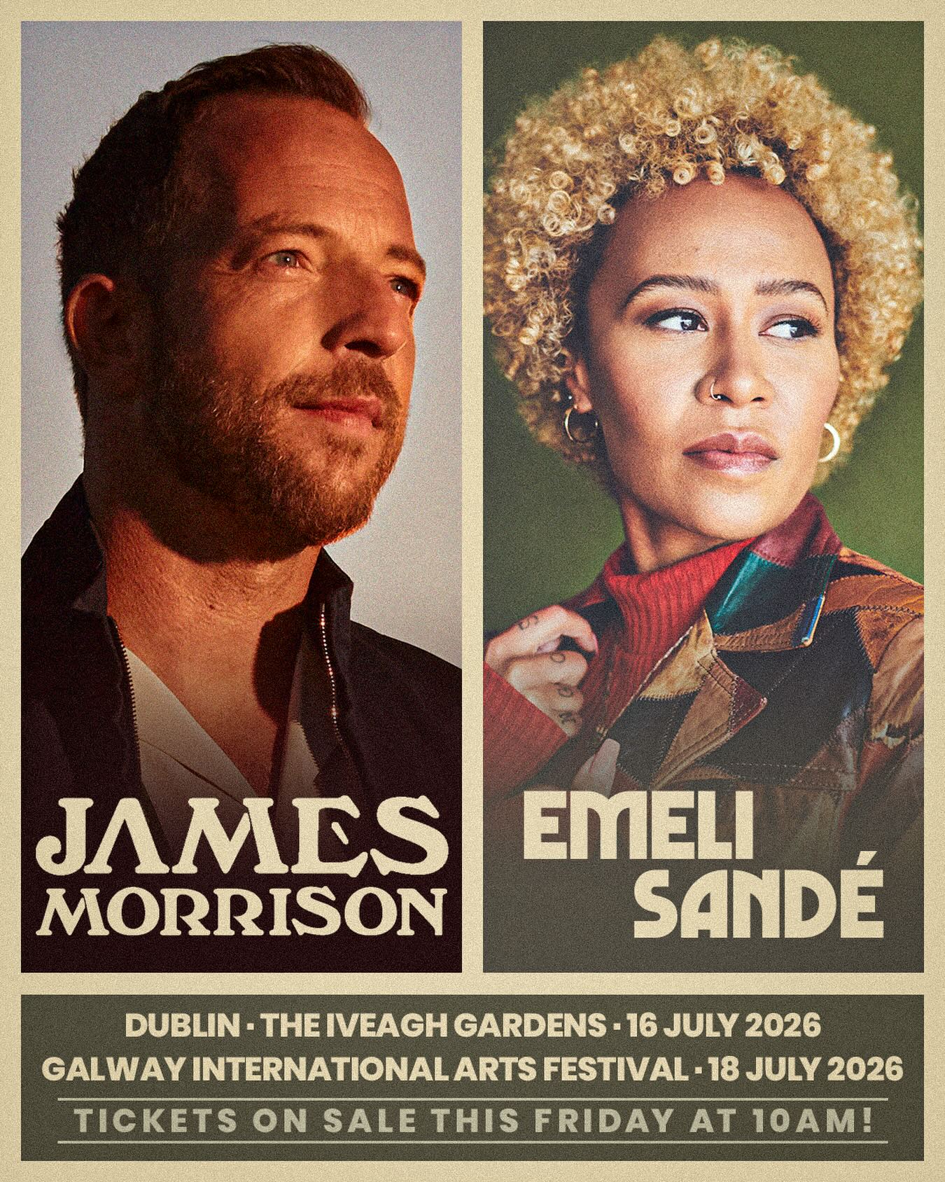 James Morrison 20 Years of Undiscovered Tour Poster 2026